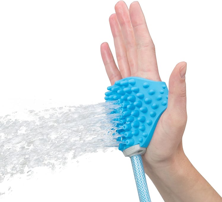 Aquapaw Pet Bathing Scrubber Shower Attachment