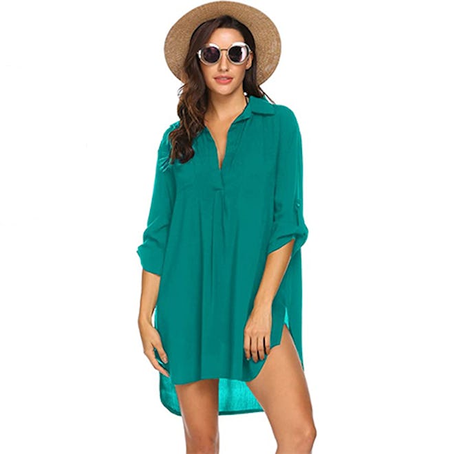 Ekouaer Cover-Up Shirt