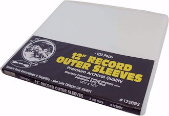 Square Deal Recordings & Supplies LP Record Outer Sleeves (100-Pack)