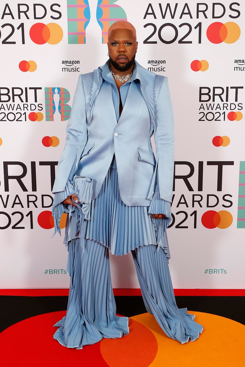 MNEK attends The BRIT Awards 2021