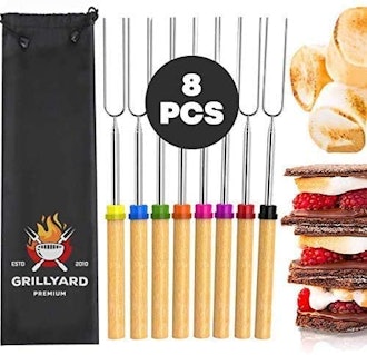 Grillyard Marshmallow Roasting Sticks (8-Pack)