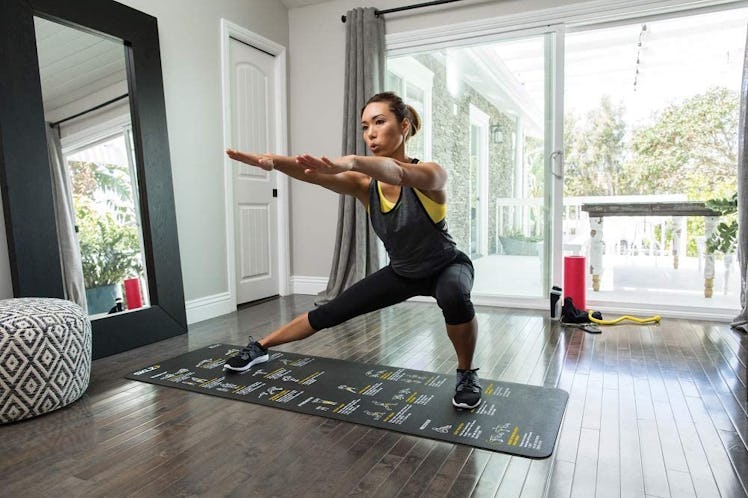 SKLZ Exercise Mat With Self-Guided Exercise Illustrations