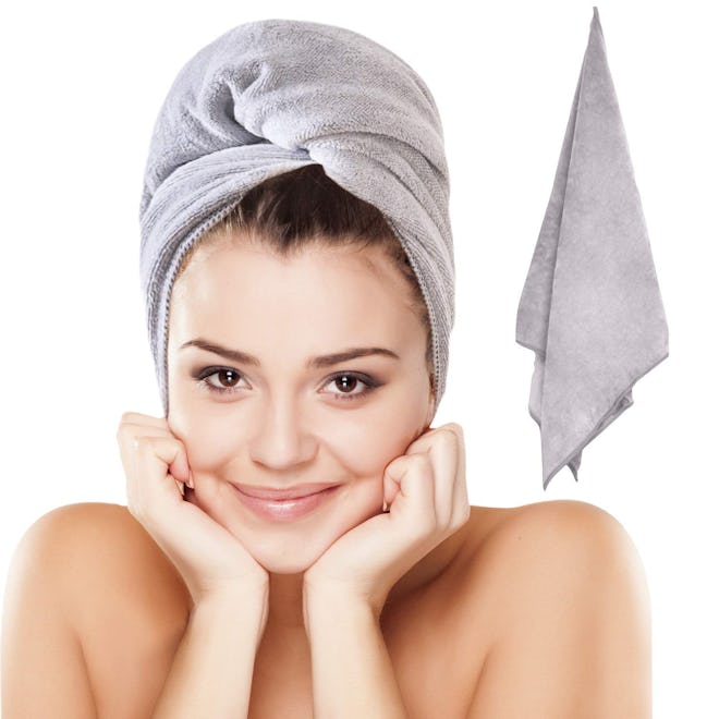 Luxe Beauty Essentials Microfiber Hair Towel Wrap