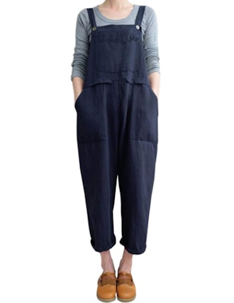 Gihuo Casual Baggy Overalls
