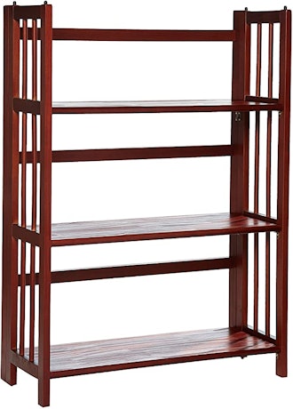 Casual Home Folding Stackable Bookcase