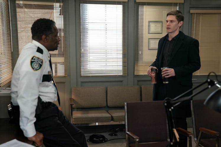 John Douglas Thompson and Evan Peters in HBO's Mare of Easttown