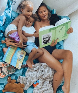 Chrissy Teigen's kids are ages 5 and 2.
