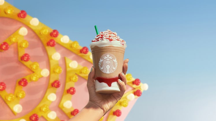  Here's what Starbucks' Strawberry Funnel Cake Frappuccino tastes like before you try it yourself.