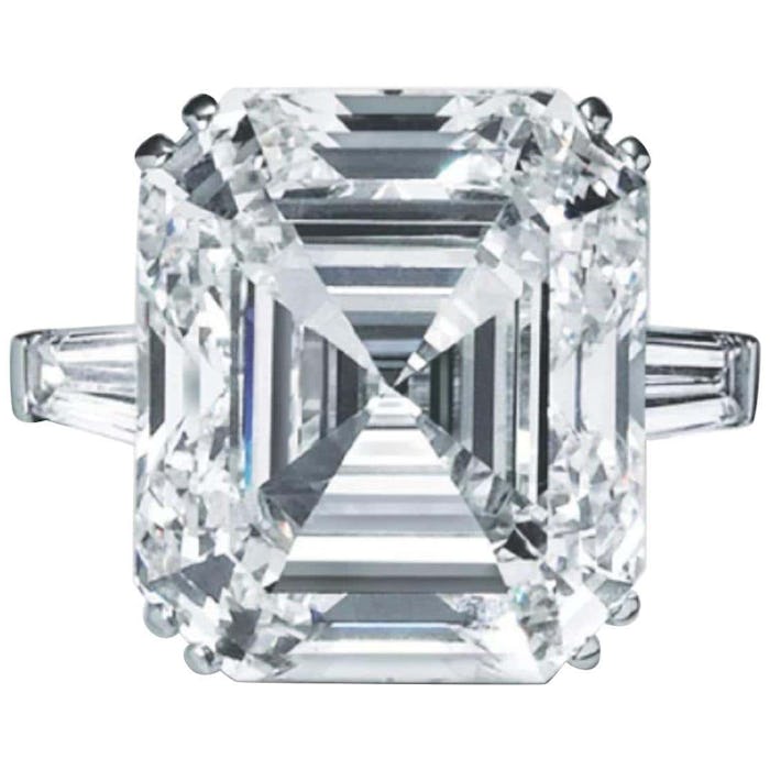 GIA Certified 9.02 Carat Asscher Cut Diamond VS1 Clarity I Color