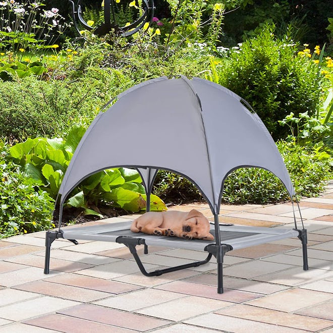 PawHut Elevated Portable Pet Canopy
