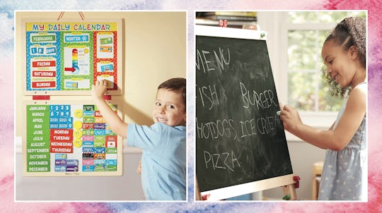 Two kids playing with the Best Learning Toys For Preschoolers