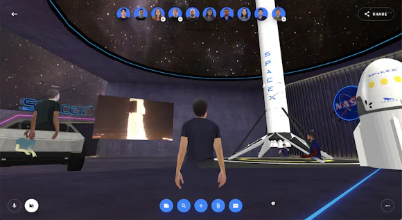 Spatial is bringing VR hangouts and NFT galleries to web browsers