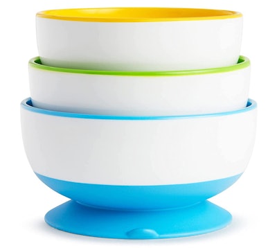 Munchkin Stay Put Suction Bowl (3-Pack)
