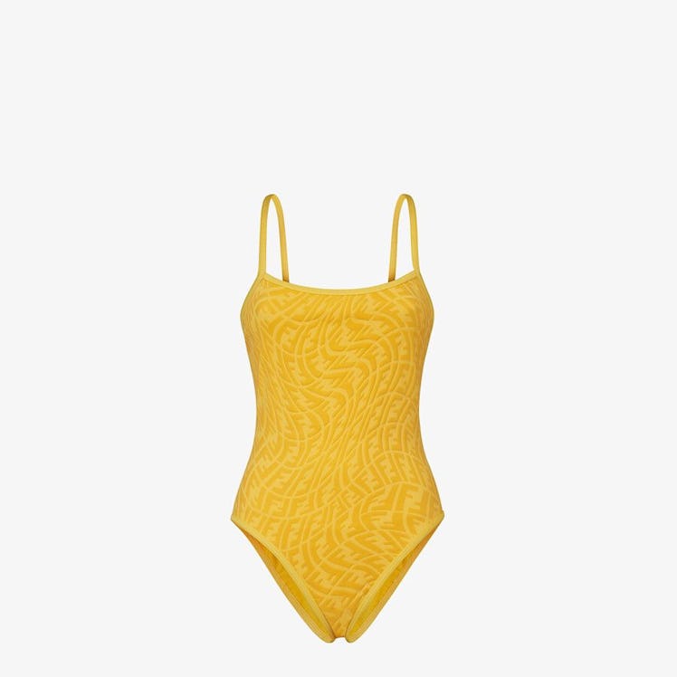 Yellow Lycra® Swimsuit
