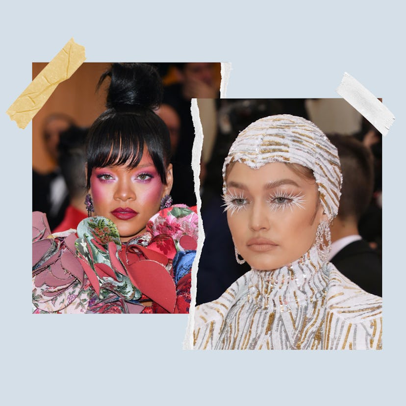 Rihanna and Gigi Hadid are two celebrates that have had some of the most show-stopping makeup moment...