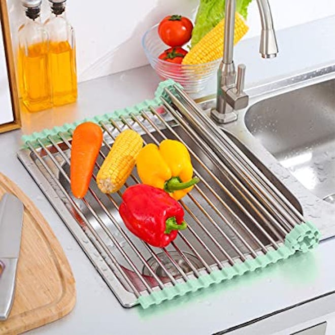 Tomorotec Roll Up Foldable Dish Drying Rack