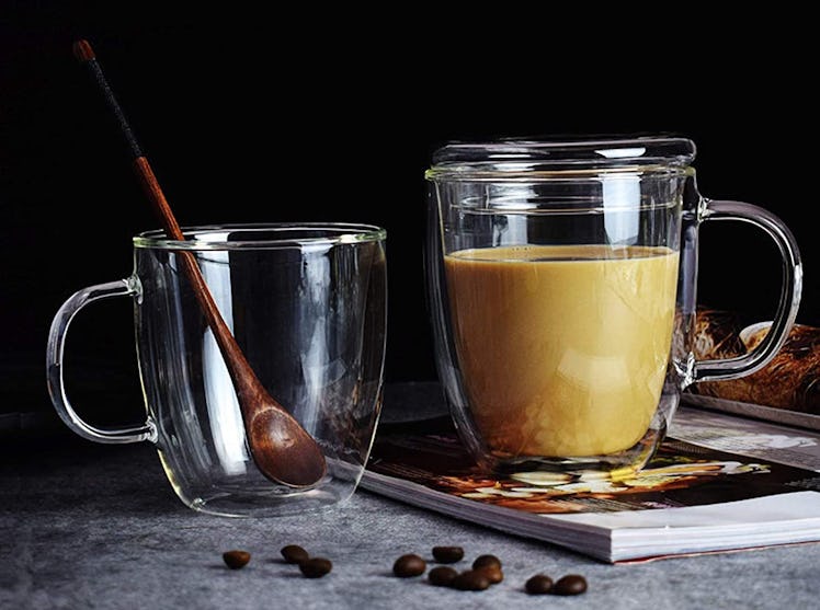 Zhumutang Double-Wall Glass Coffee Mug
