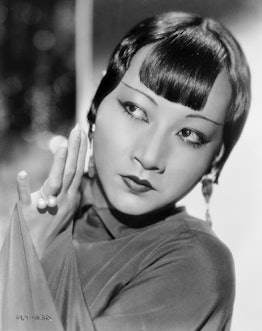 Chinese-American film star, Anna May Wong (1905 - 1961). 