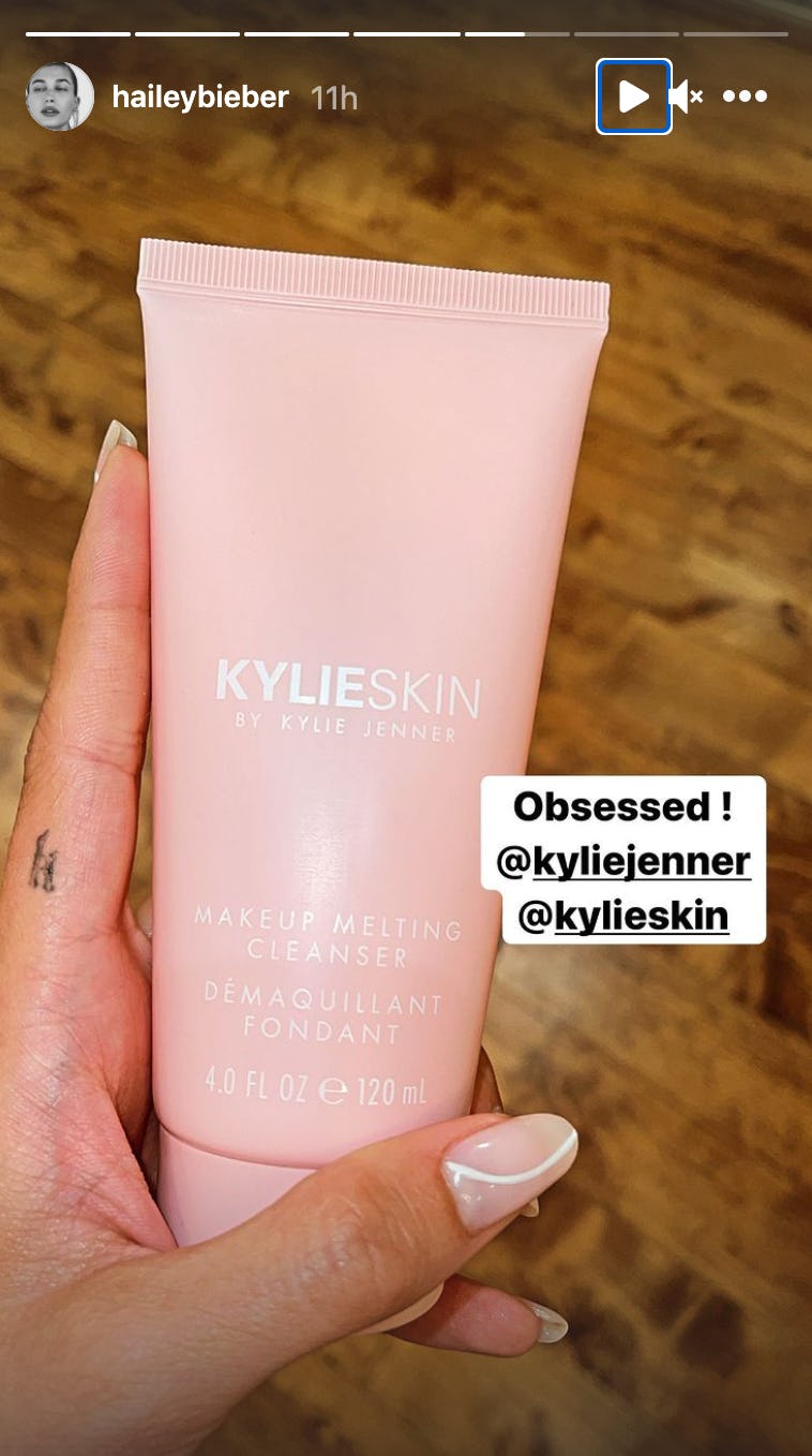 Hailey Bieber's Favorite Cleanser Is By Kylie Skin