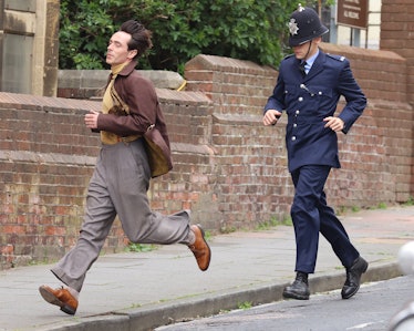 David Dawson and Harry Styles running