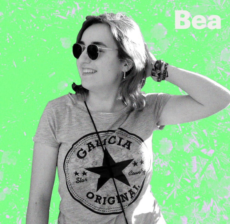 Full-profiled Beatriz "Bea" Atienza with sunglasses