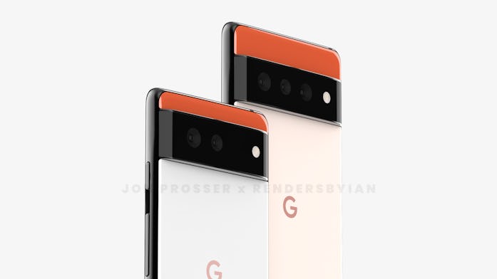 Pixel 6 and Pixel 6 Pro leaked image render