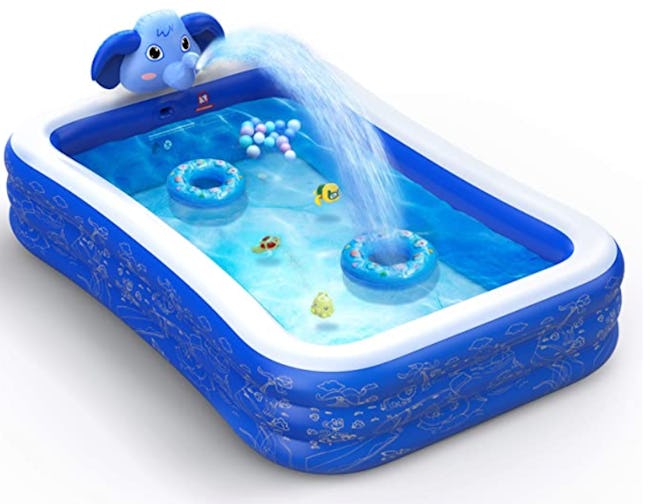 Hamdol Inflatable Pool with Sprinkler
