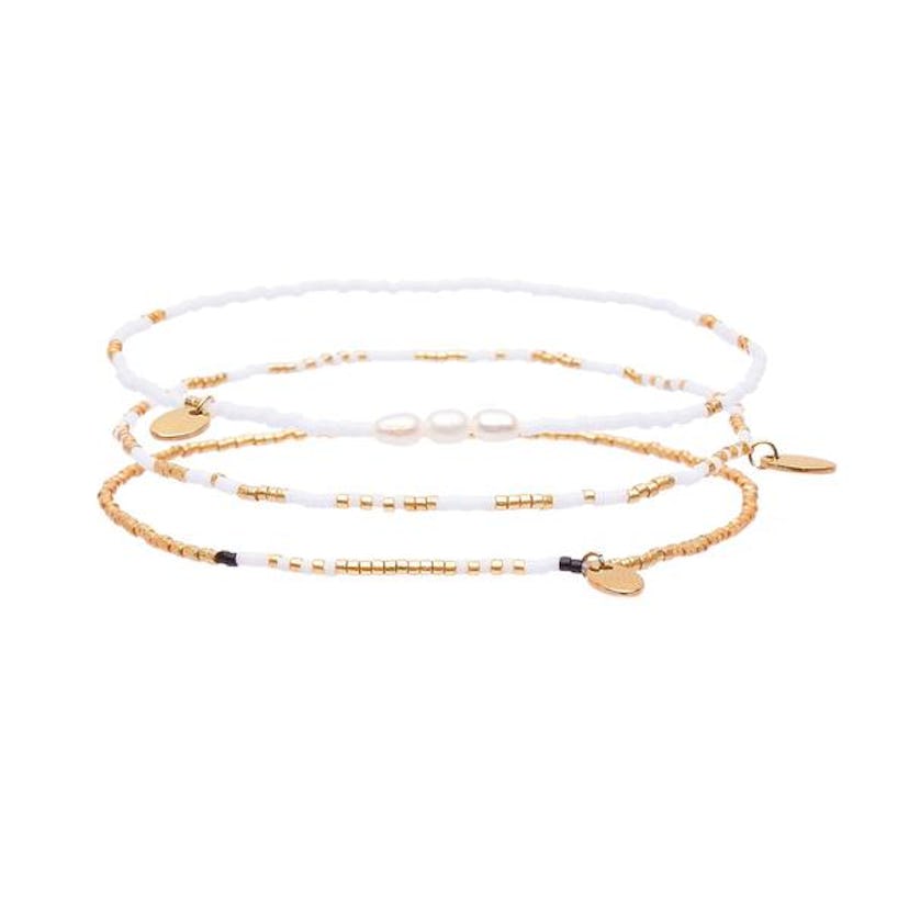 BUTTERCUP ANKLET STACK