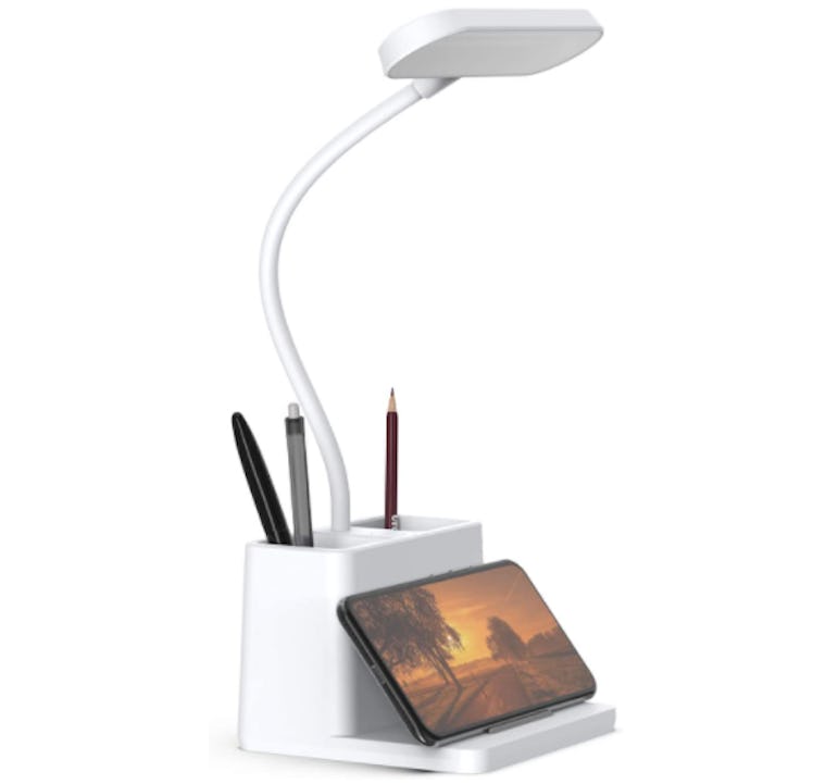 AXX LED Desk Lamp with Pen & Phone Holder