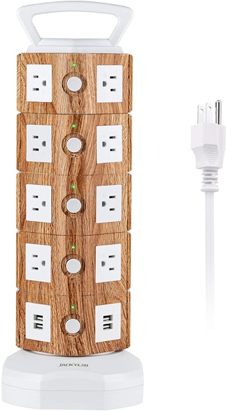 JACKYLED Power Strip Tower Surge Protector