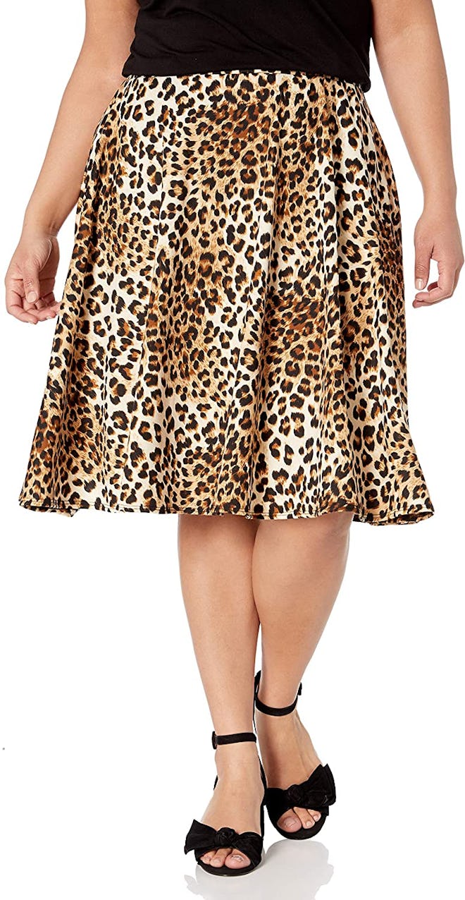 Star Vixen Plus-Size Knee-Length Skirt