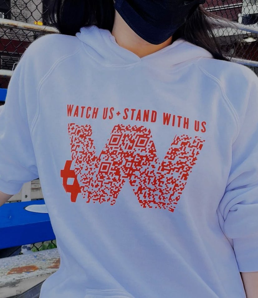 WNBA Twitter QR Code Hoodie