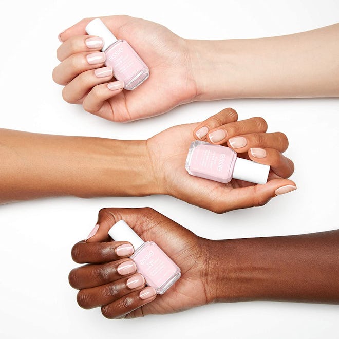essie Strength and Color Nail Polish Nail Care, Sheer Pink