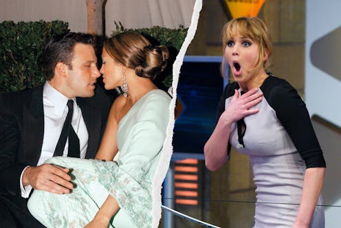 Ben Affleck, Jennifer Lopez, and Jennifer Lawrence.