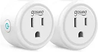 Gosund WiFi Outlet Mini Smart Plug (2-Pack)