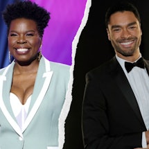 Leslie Jones & Regé Jean-Page. Photos via Randy Shropshire/Getty Images Entertainment/Getty Images &...