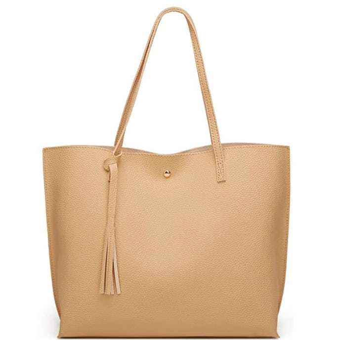 Dreubea Soft Faux Leather Tote 