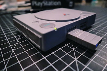 PlayStation Classic review: Project Eris hack with 8bitdo wireless adapter for connecting PS4 DualSh...