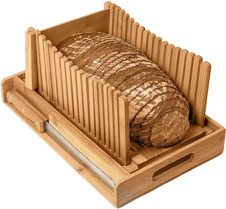 Kitchen Seven Bamboo Bread Slicer