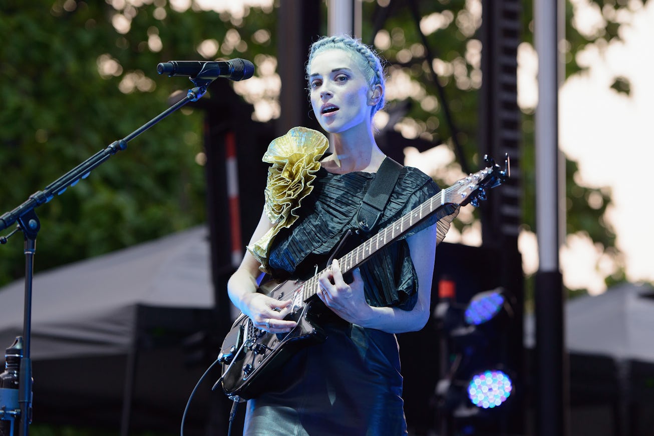  St. Vincent performs during Pitchfork Music Festival at Union Park on July 19, 2014 in Chicago, Ill...