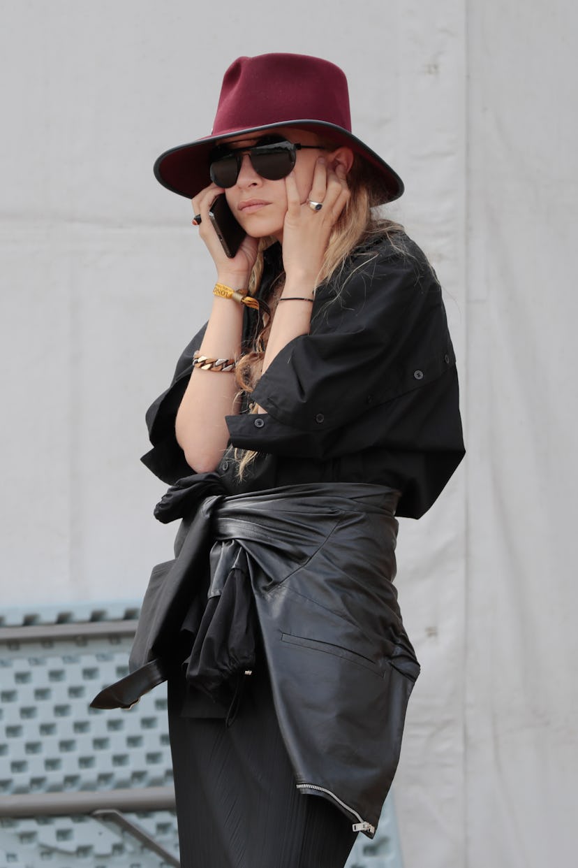 Ashley Olsen, twin sister of Mary Kate Olsen, is attending the Longines Global Champions Tour of Cha...