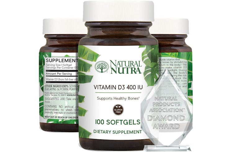 Natural Nutra Supreme 400 IU Vitamin D3 (100 Count)