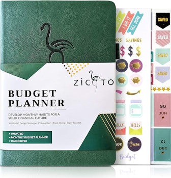 Zicoto Simplified Monthly Budget Planner
