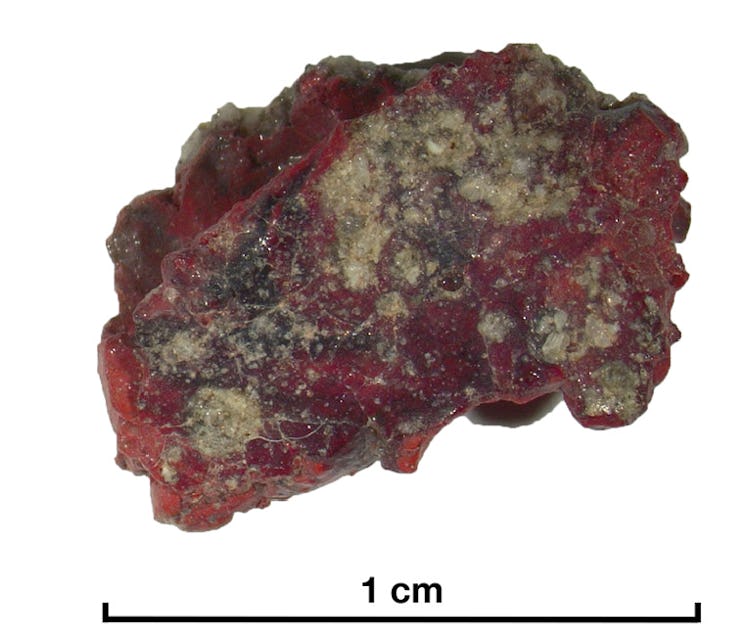 red trinite quasicrystal sample