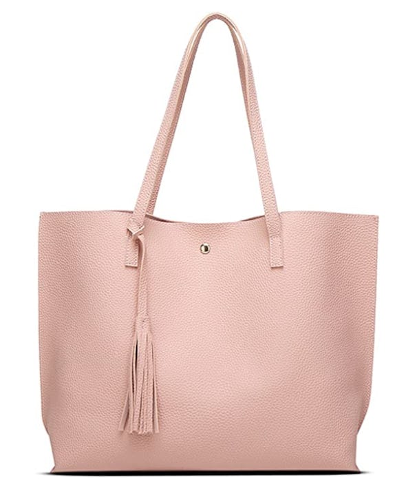 Dreubea Soft Faux Leather Tote 