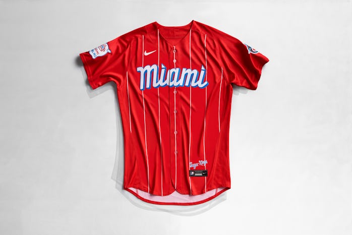 Miami Marlins Nike Connect Jersey Cuban Sugar Kings