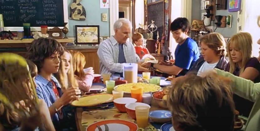 Steve Martin stars as a dad of 12 in 'Cheaper by the Dozen.'