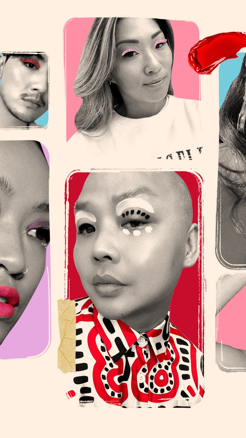 Asian makeup artists and beauty influencers reflect on their monolids and share their favorite eye l...