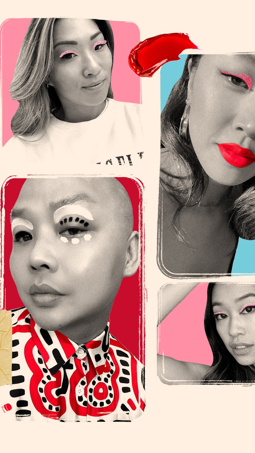 Asian makeup artists and beauty influencers reflect on their monolids and share their favorite eye l...