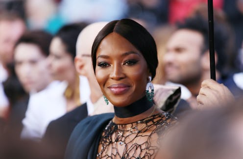 Naomi Campbell on the red carpet at the 71st Cannes Film Festival